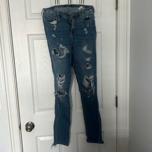 Hollister ripped jeans